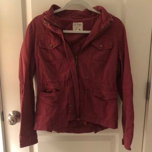 Red Utility Jacket